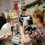 Using The New Slit Lamp