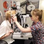 Using The New Slit Lamp