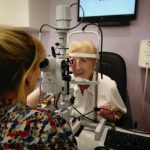 Using The New Slit Lamp