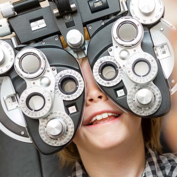 Checking a child’s eyesight from a young age