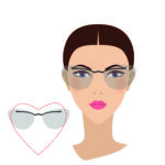 How to Find the Perfect Frames For You heart head shape